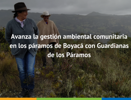 Avanza la gestión ambiental comunitaria en los páramos de Boyacá con Guardianas de los Páramos
